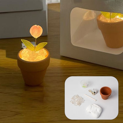 Beautiful Pink Table Night Light Lamp