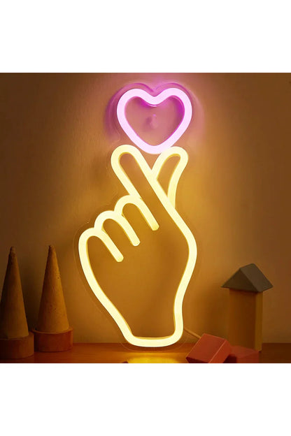 Love Shape LED Neon Sign - Cofik