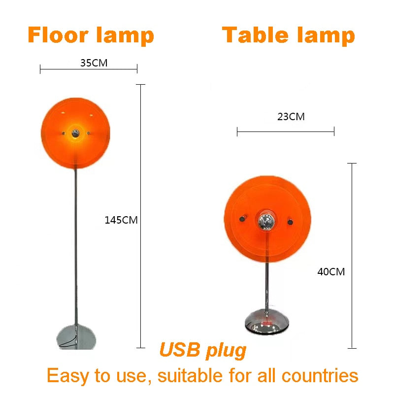 Colorful Rainbow Glass Table Light