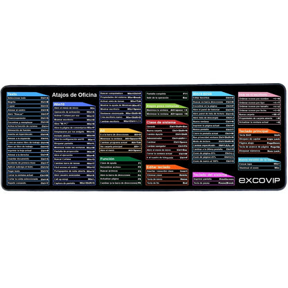 Ergonomic Shortcut Keyboard Mouse Pad