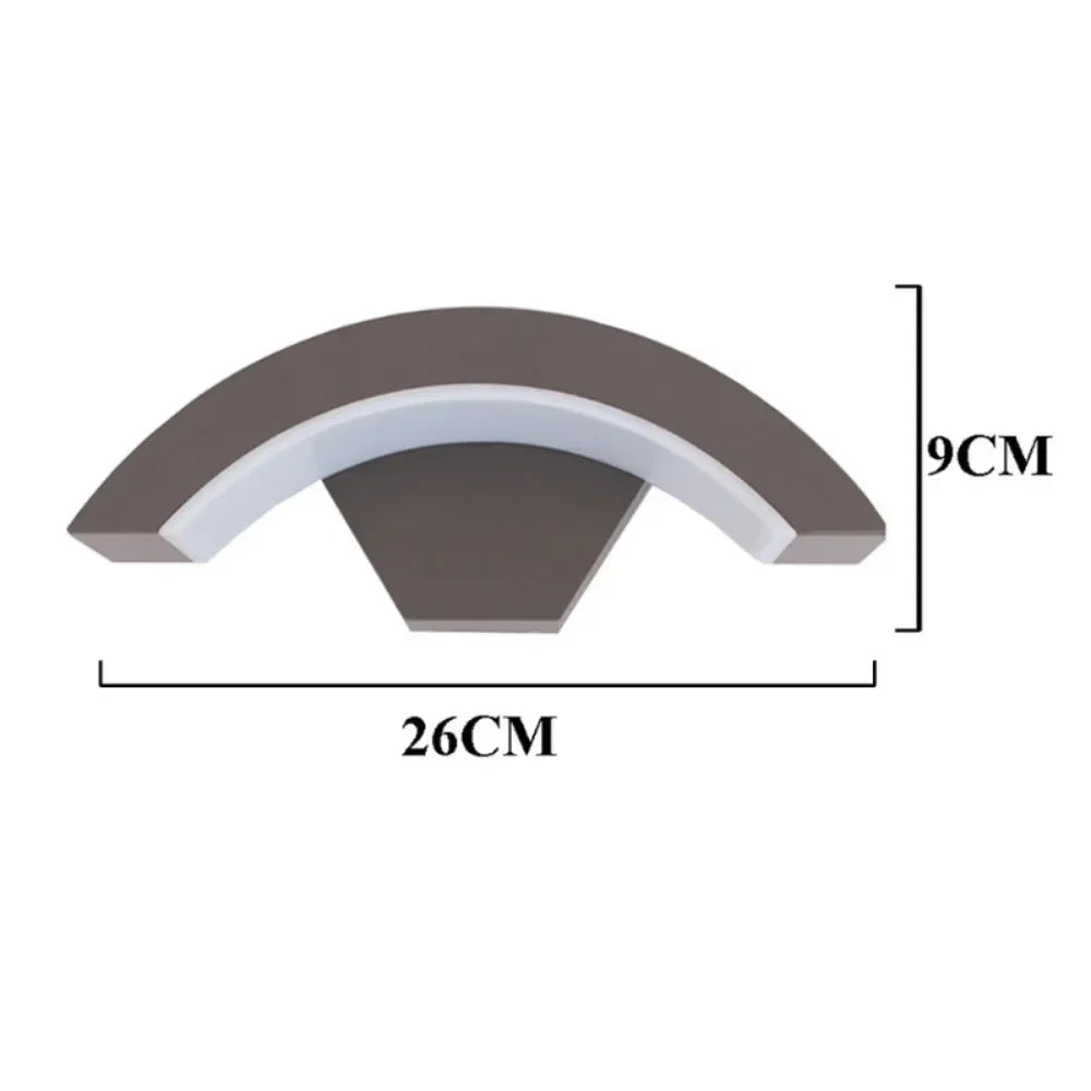 Outdoor 24W Adjustable LED Wall Light