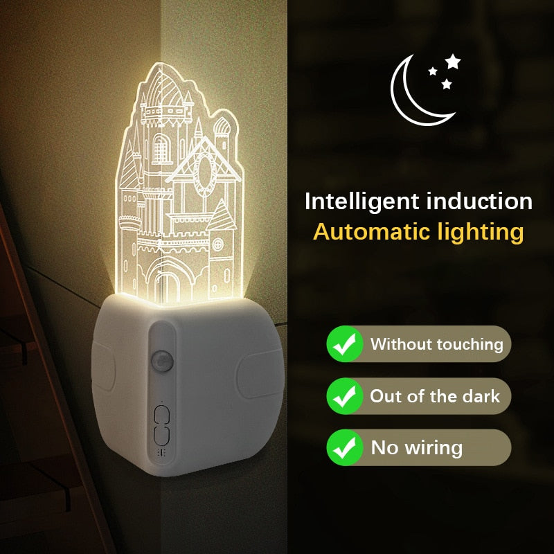 Smart Automatic Night LED Wall Light