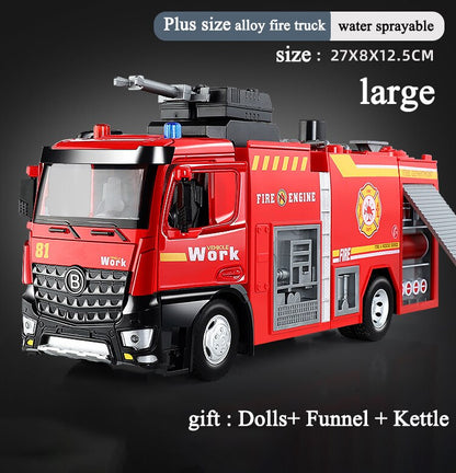 Big Kids Fire Engine Rescue Toy Truck - Cofik
