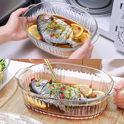Non-Stick 4-Piece Glass Oven Dish Set