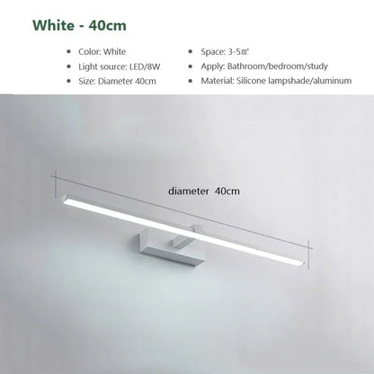 Contemporary LED Bathroom Sconce