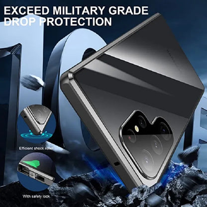 Durable Metal Case with Secure Lock for Samsung S24 S23 - Cofik