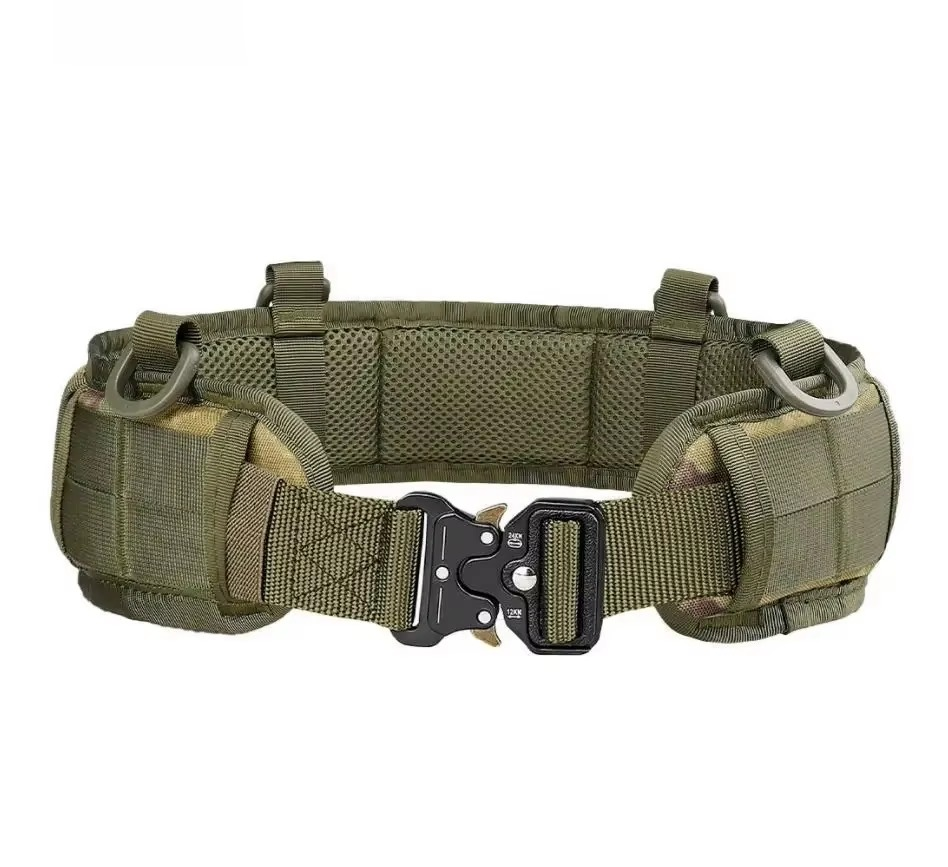 Durable Outdoor Quick Release Web Belt with Silver Buckle - Cofik