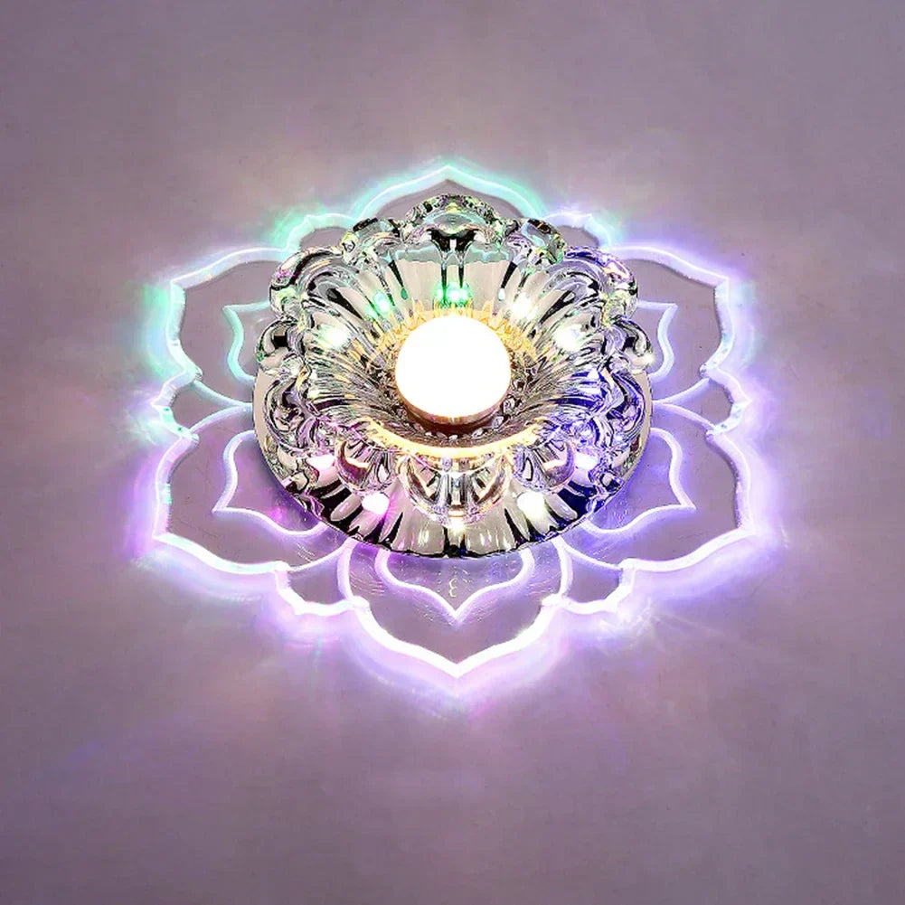 Elegant LED Crystal Chandelier Ceiling Light - Cofik