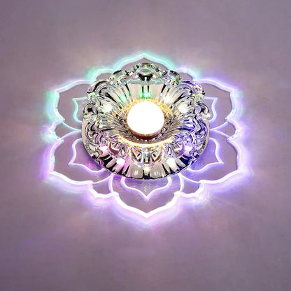 Elegant LED Crystal Chandelier Ceiling Light - Cofik