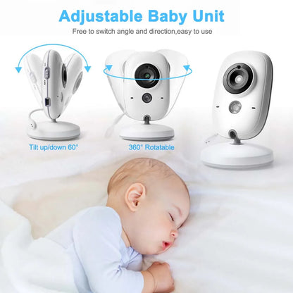 Baby Video Monitor with Night Vision and Two-Way Talk