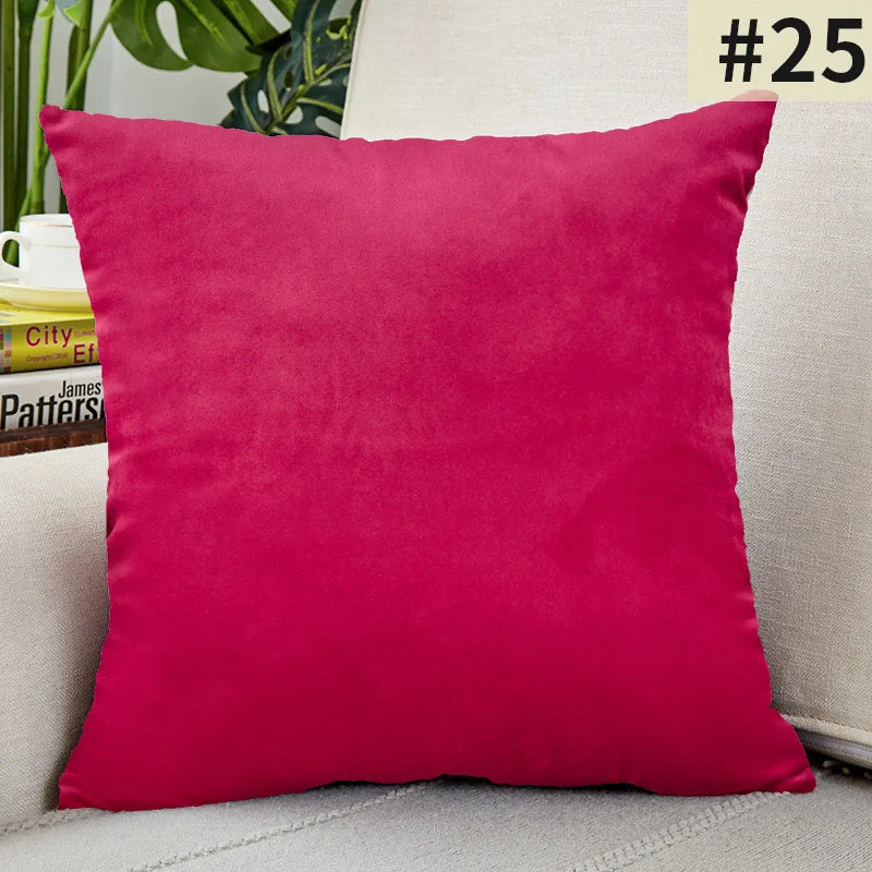 Soft Plush Pillow Cover for Home Decor