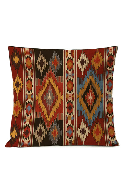 Colorful Global Pattern Pillow Cover