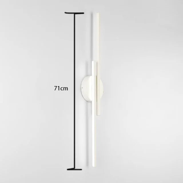 Contemporary 2-Sided LED Wall Light - Adjustable