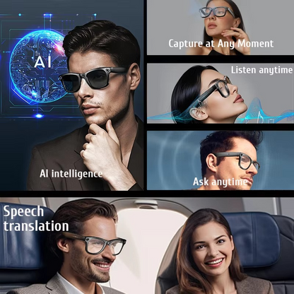 Intelligent Video Camera Smart Glasses with Bluetooth