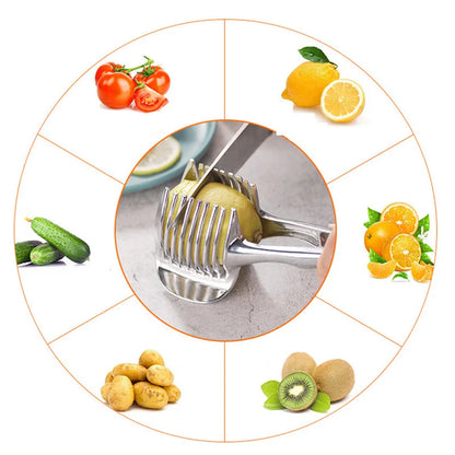 Easy Grip Kitchen Fruit Veg Chopper Holder