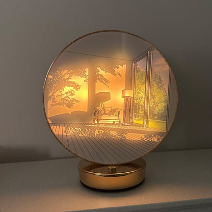 Unique Handmade Globe Table Lamp