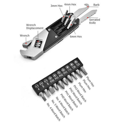 Premium Compact Folding Wrench Tool Kit