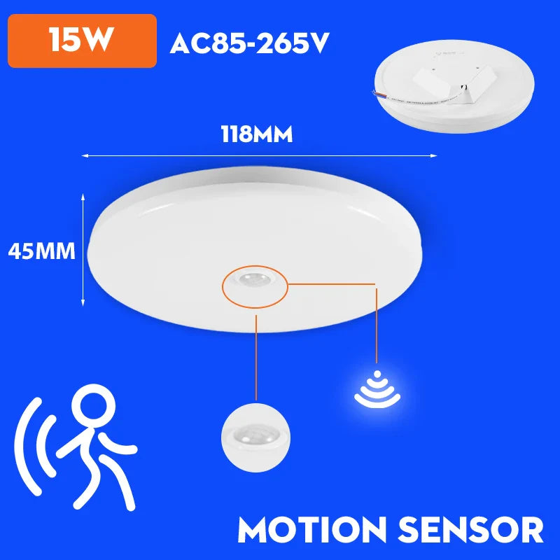 Bright Automatic Motion Sensor Ceiling Light