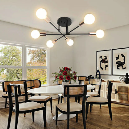Stylish 6-Light LED Pendant Ceiling Lamp