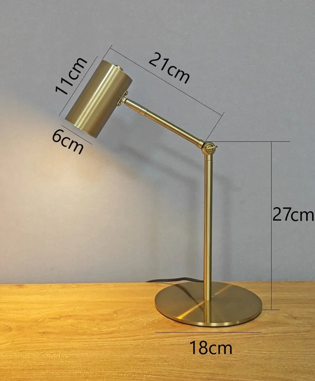 Stylish Bronze Desk Lamp
