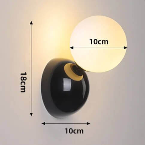 Retro Style Wall Lamp in Multiple Colors