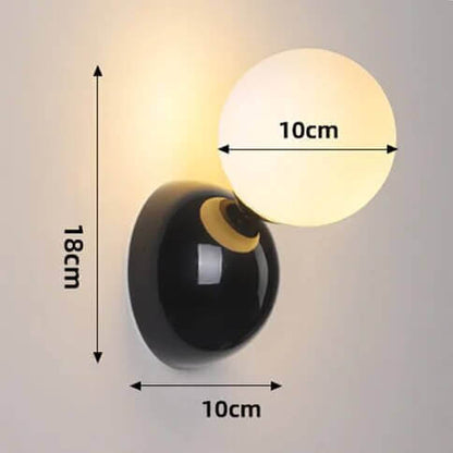 Retro Style Wall Lamp in Multiple Colors