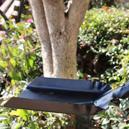 Heavy Duty Metal Fireplace Shovel with Wood Handle