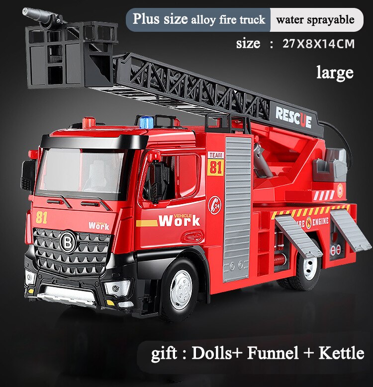 Big Kids Fire Engine Rescue Toy Truck
