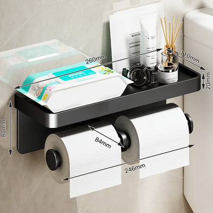 Stylish Wall Mount Metal Tissue Holder