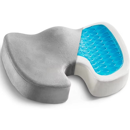 Comfort Gel Cushion with Memory Foam and Grip Base