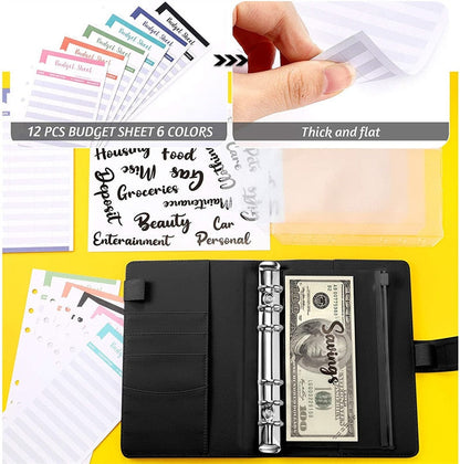 Premium Leather Wallet Notebook Planner Organizer