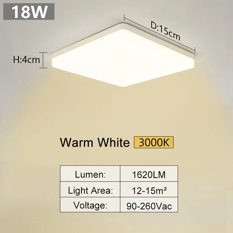 Stylish Square LED Ceiling Light