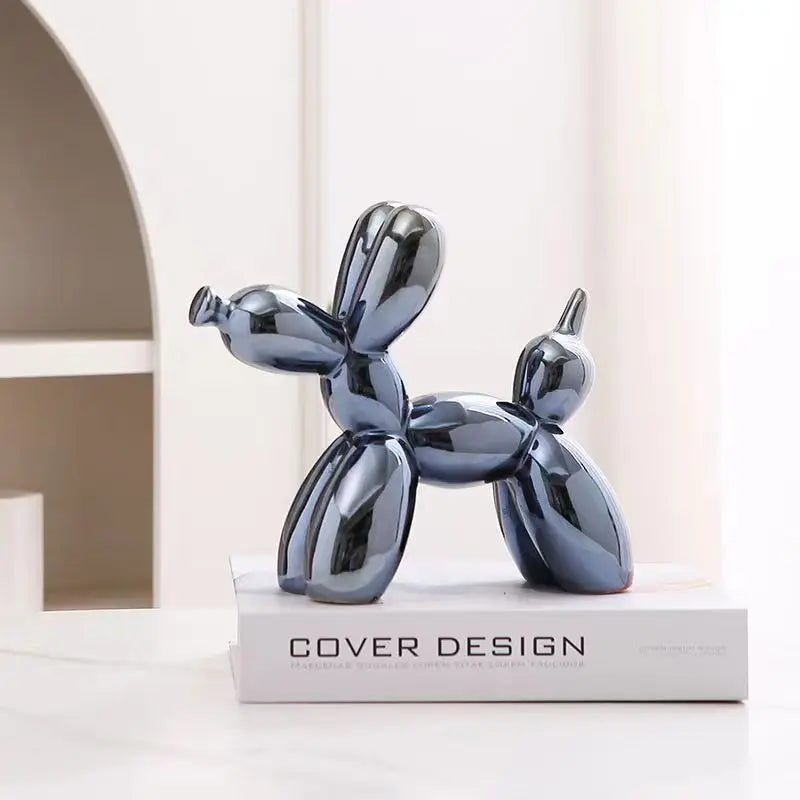 Cute Balloon Dog Figurine Decoration