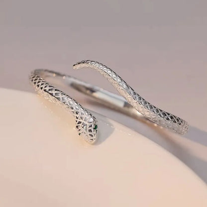 Flexible Snake Style Open Cuff Bracelet