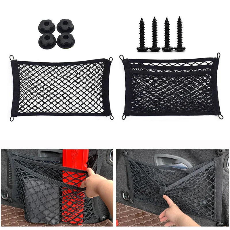 Flexible Car Mesh Storage Pocket Organizer