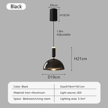Adjustable Warm LED Pendant Light