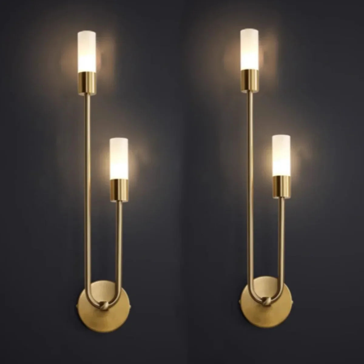 Elegant Gold LED Sconce Light