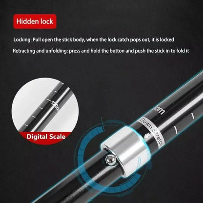 Collapsible Hiking Sticks for Outdoor Travel