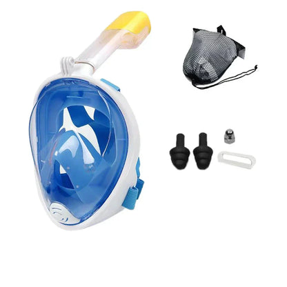 Clear View Full Face Snorkeling Mask for Kids and Adults