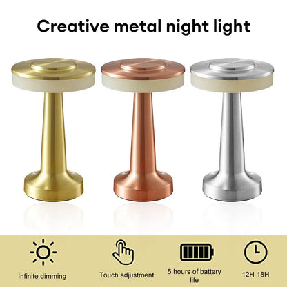 Compact USB Rechargeable LED Desk Lamp