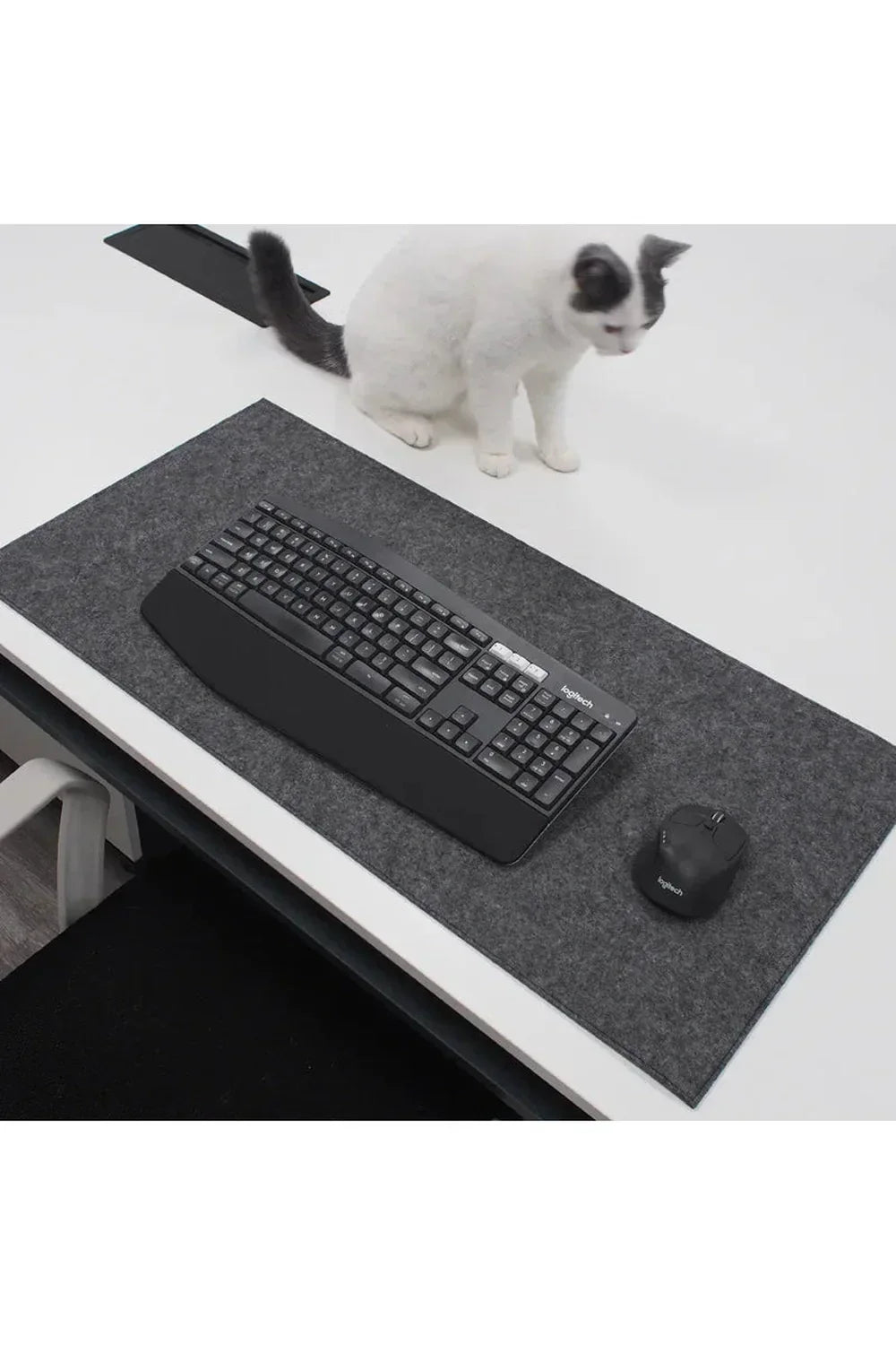 Thick Felted Wool Office Desk Pad