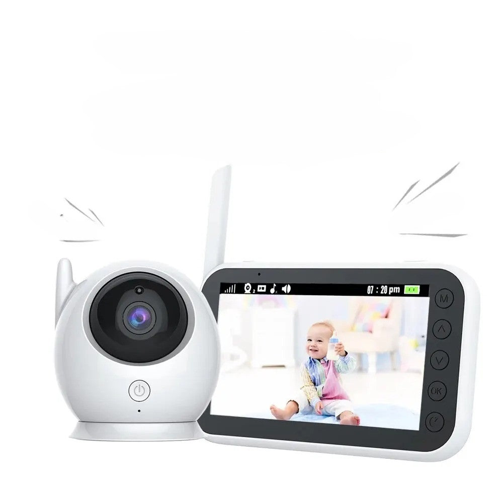 Baby Video Monitor with Night Vision and Lullaby Music - Cofik