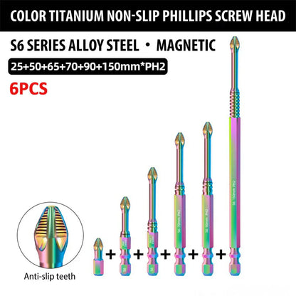 Strong Titanium Magnetic Screwdriver Bit