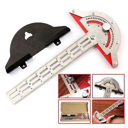 Accurate Metal Carpenter Square and Straight Edge Ruler