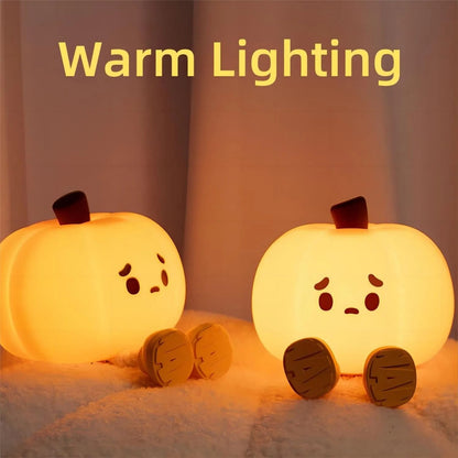 Warm Pumpkin Automatic Table Lamp