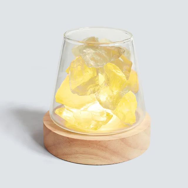 Natural Salt Night Lamp & Aroma Diffuser