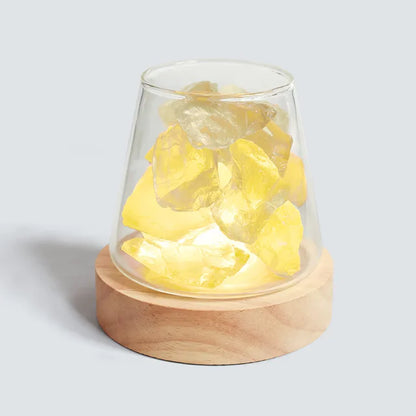 Natural Salt Night Lamp & Aroma Diffuser