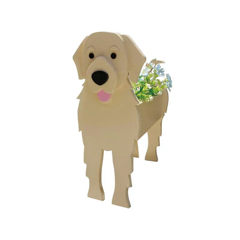 Cute Dog Planter Pot - Fun Animal Flower Holder