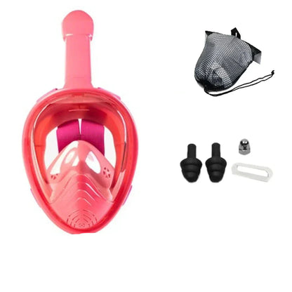 Clear View Full Face Snorkeling Mask for Kids and Adults