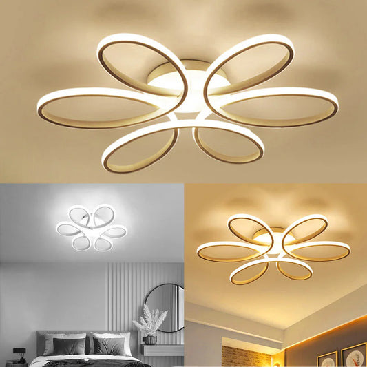 Stylish LED Floral Ceiling Light Fixtures - Cofik